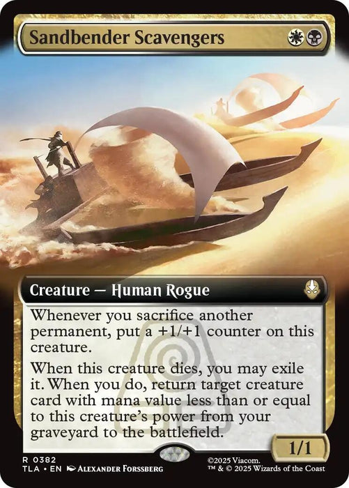 Sandbender Scavengers (Extended Art) (382) (Foil) [Avatar: The Last Airbender]