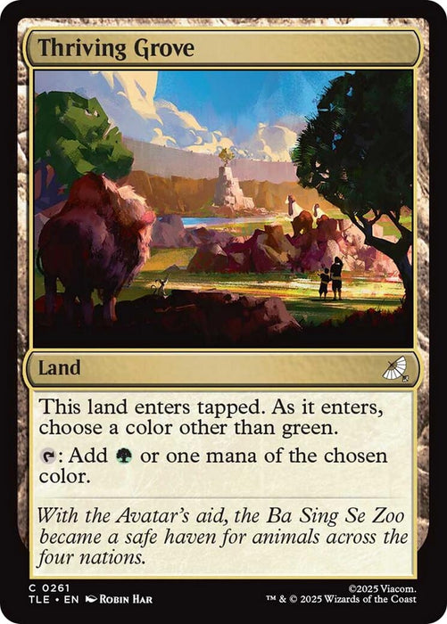 Image for Thriving Grove (261) [Avatar: The Last Airbender: Eternal-Legal] - Magic: The Gathering