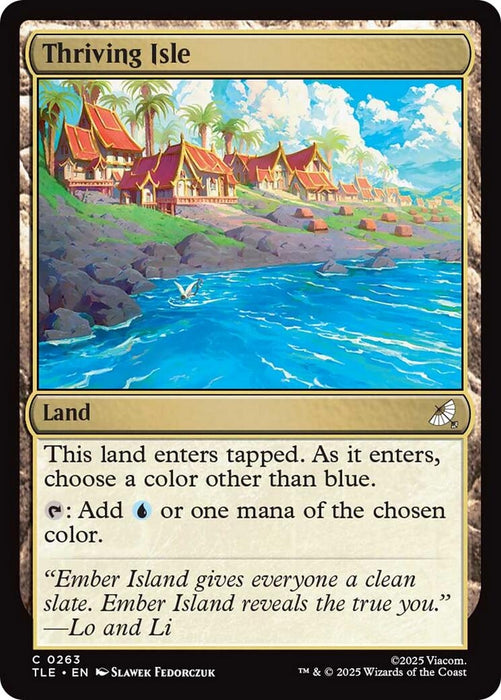 Image for Thriving Isle (263) (Foil) [Avatar: The Last Airbender: Eternal-Legal] - Magic: The Gathering