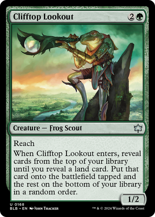 Clifftop Lookout [BLB-168] Foil - Bloomburrow