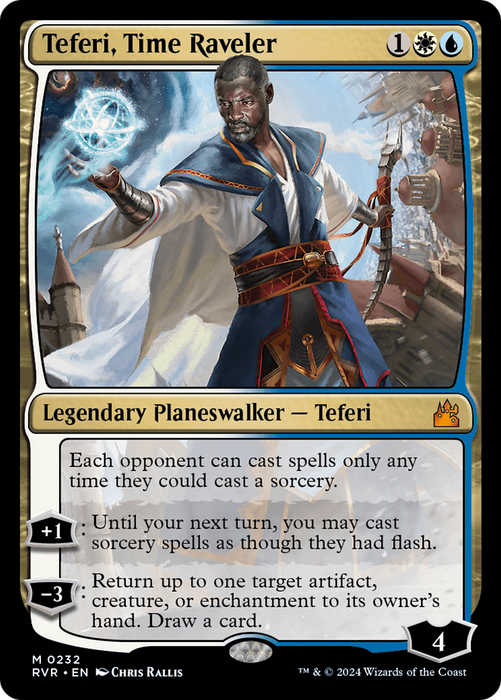 Teferi, Time Raveler [RVR-232] Foil - Ravnica Remastered