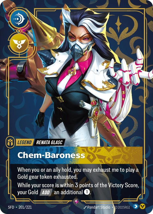 Image for Renata Glasc - Chem-Baroness (201/221) (Foil) [Spiritforged] - Riftbound: League of Legends Trading Card Game