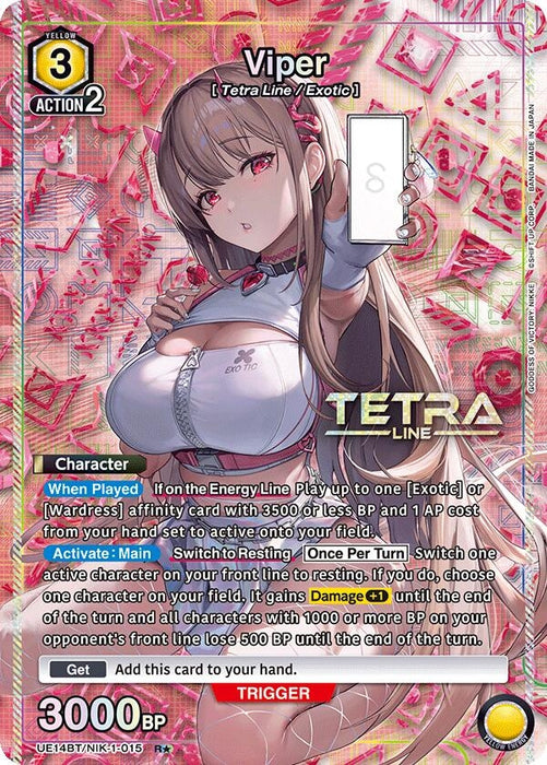 Viper (015) (R*) (UE14BT/NIK-1-015) (Foil) [UE14BT: GODDESS OF VICTORY: NIKKE]