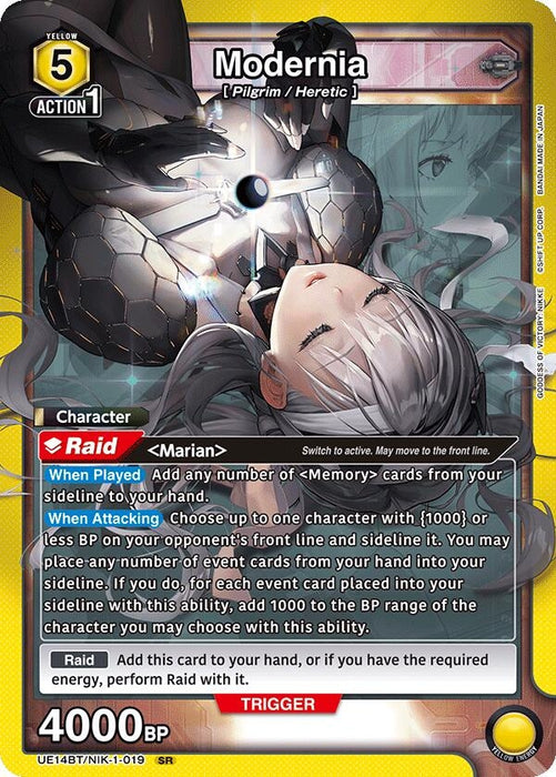 Modernia (019) (UE14BT/NIK-1-019) (Foil) [UE14BT: GODDESS OF VICTORY: NIKKE]