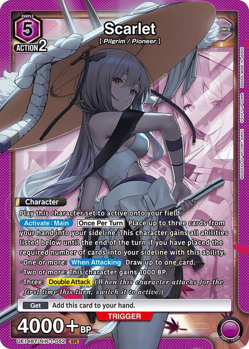 Scarlet (052) (UE14BT/NIK-1-052) (Foil) [UE14BT: GODDESS OF VICTORY: NIKKE]