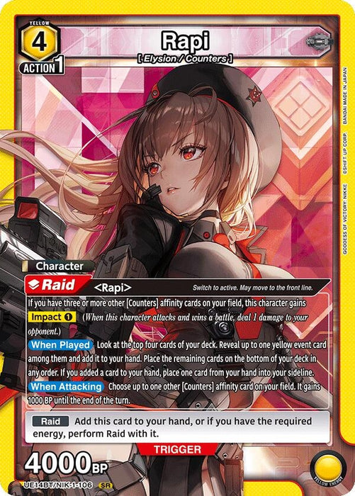 Rapi (106) (UE14BT/NIK-1-106) (Foil) [UE14BT: GODDESS OF VICTORY: NIKKE]