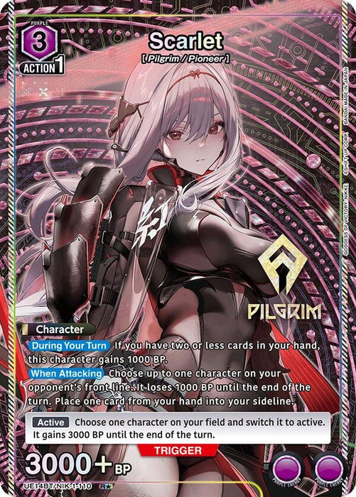 Scarlet (110) (R*) (UE14BT/NIK-1-110) (Foil) [UE14BT: GODDESS OF VICTORY: NIKKE]