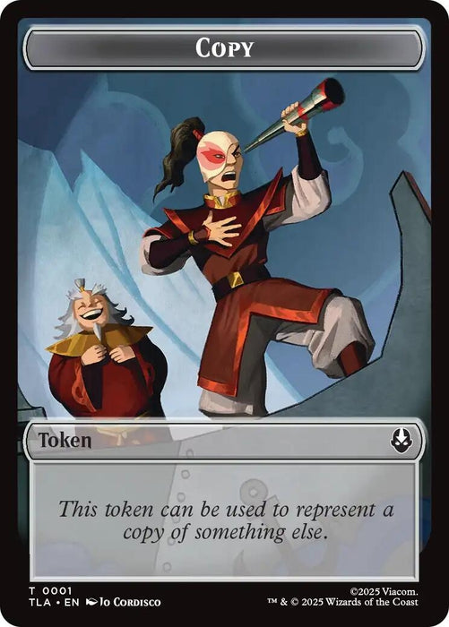 Image for Copy (0001) // Spirit Double-Sided Token (1 // 3) (Foil) [Avatar: The Last Airbender] - Magic: The Gathering