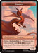 Image for Dragon // Food (0019) Double-Sided Token (9 // 19) (Foil) [Avatar: The Last Airbender] - Magic: The Gathering