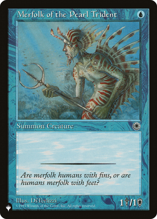 Merfolk of the Pearl Trident [PLST-POR-60] - The List