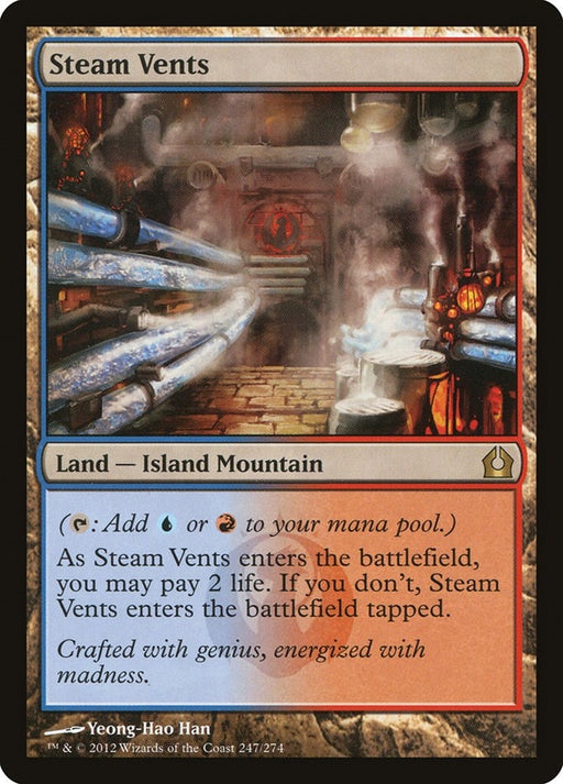 Image for Steam Vents (247) (Foil) [Return to Ravnica] - Magic: The Gathering