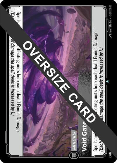 Image for Void Gate (Oversized) (296/298) [Origins: Proving Grounds] - Riftbound: League of Legends Trading Card Game