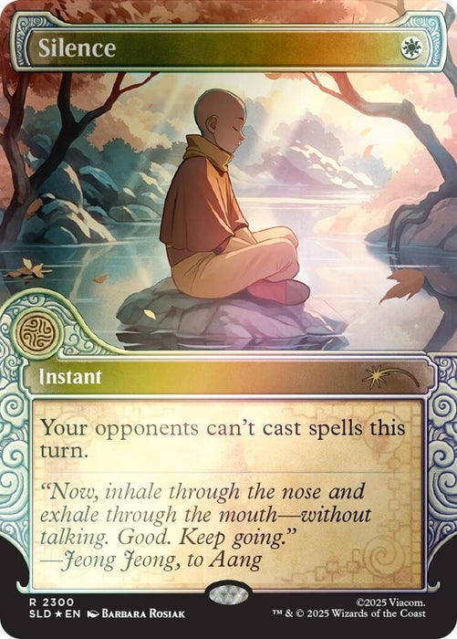 Image for Silence (2300) (Rainbow Foil) (2300) (Foil) [Secret Lair Drop Series] - Magic: The Gathering