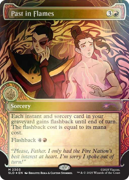 Image for Past in Flames (Rainbow Foil) (2303) (Foil) [Secret Lair Drop Series] - Magic: The Gathering