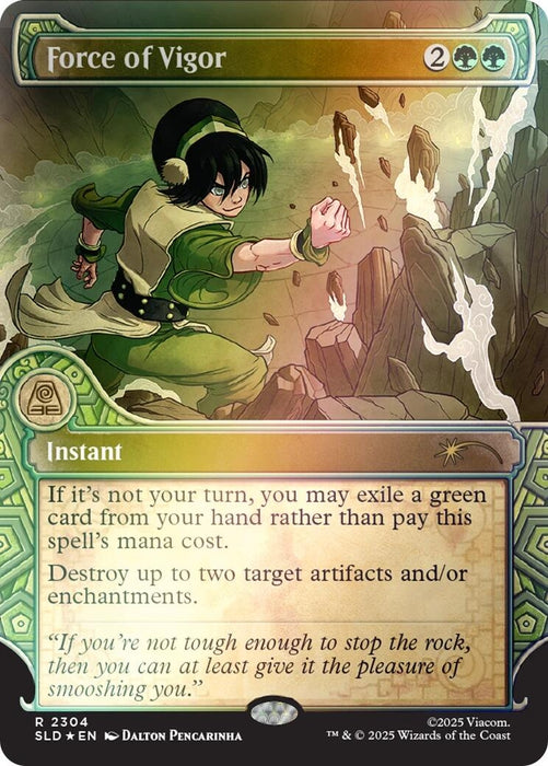 Image for Force of Vigor (Rainbow Foil) (2304) (Foil) [Secret Lair Drop Series] - Magic: The Gathering
