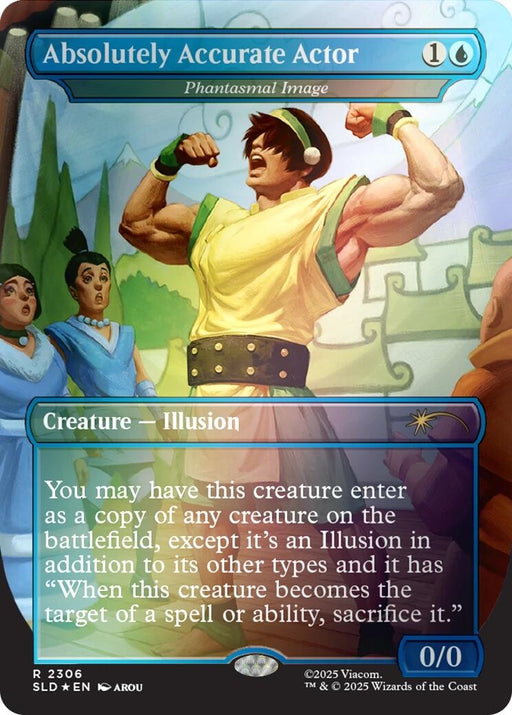 Image for Absolutely Accurate Actor - Phantasmal Image (Rainbow Foil) (2306) (Foil) [Secret Lair Drop Series] - Magic: The Gathering