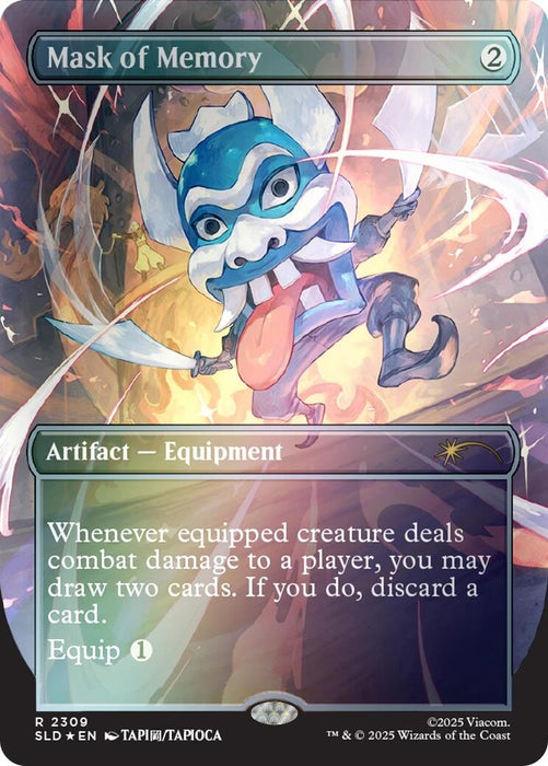 Image for Mask of Memory (Rainbow Foil) (2309) (Foil) [Secret Lair Drop Series] - Magic: The Gathering
