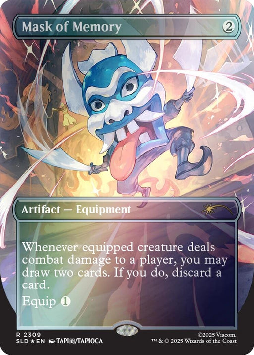 Image for Mask of Memory (Rainbow Foil) (2309) (Foil) [Secret Lair Drop Series] - Magic: The Gathering