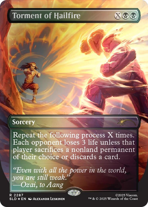 Image for Torment of Hailfire (2287) (Rainbow Foil) (2287) (Foil) [Secret Lair Drop Series] - Magic: The Gathering