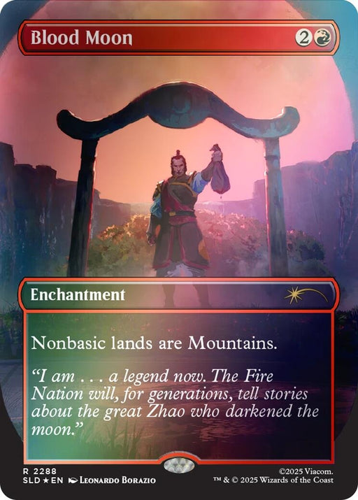 Image for Blood Moon (Rainbow Foil) (2288) (Foil) [Secret Lair Drop Series] - Magic: The Gathering