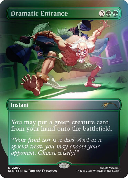 Image for Dramatic Entrance (Rainbow Foil) (2290) (Foil) [Secret Lair Drop Series] - Magic: The Gathering