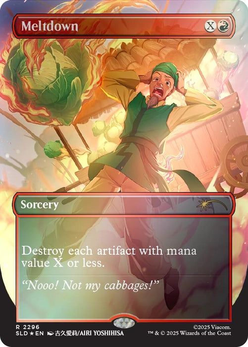 Image for Meltdown (Rainbow Foil) (2296) (Foil) [Secret Lair Drop Series] - Magic: The Gathering