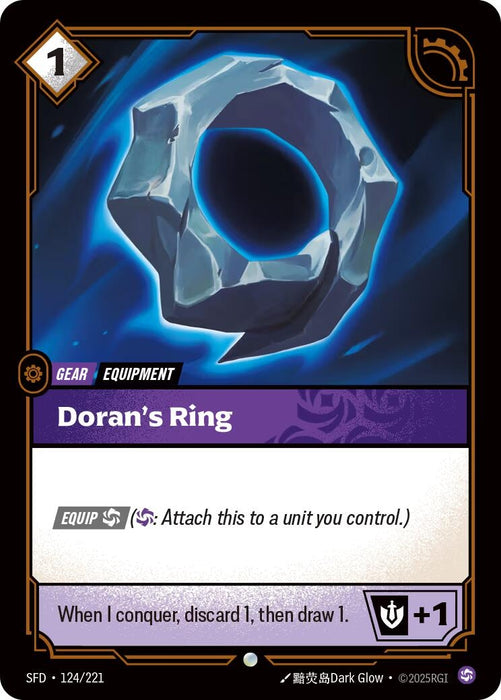 Image for Doran's Ring (124/221) (Foil) [Spiritforged] - Riftbound: League of Legends Trading Card Game