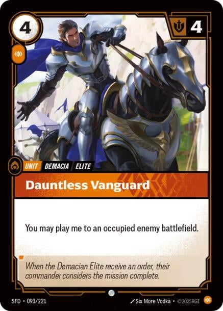 Image for Dauntless Vanguard (093/221) [Spiritforged] - Riftbound: League of Legends Trading Card Game