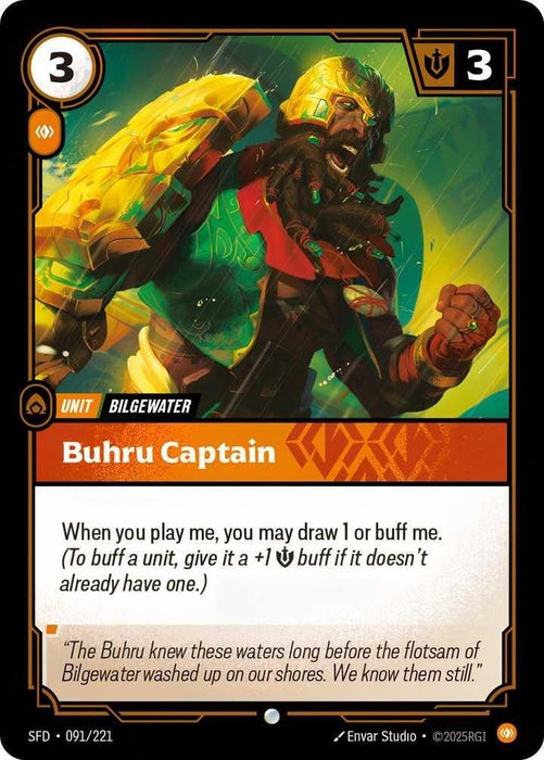 Image for Buhru Captain (091/221) [Spiritforged] - Riftbound: League of Legends Trading Card Game
