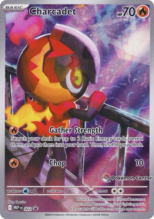 Charcadet - 022 (Pokemon Center Exclusive) (022) (Holofoil) [ME: Mega Evolution Promo]