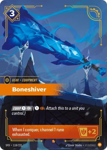 Image for Boneshiver (118/221) (Foil) [Spiritforged] - Riftbound: League of Legends Trading Card Game