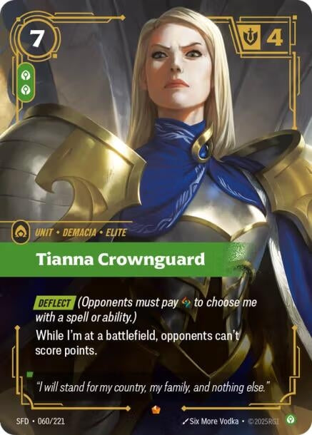 Image for Tianna Crownguard (060/221) (Foil) [Spiritforged] - Riftbound: League of Legends Trading Card Game