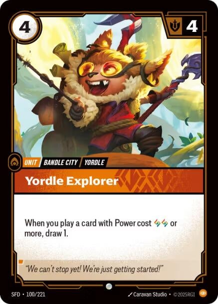 Image for Yordle Explorer (100/221) (Foil) [Spiritforged] - Riftbound: League of Legends Trading Card Game
