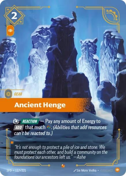 Image for Ancient Henge (117/221) (Foil) [Spiritforged] - Riftbound: League of Legends Trading Card Game