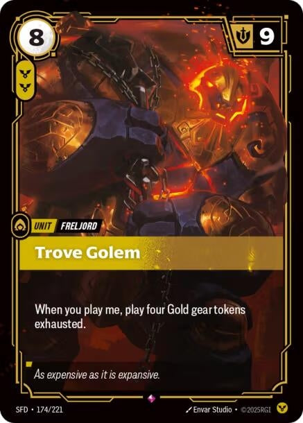 Image for Trove Golem (174/221) (Foil) [Spiritforged] - Riftbound: League of Legends Trading Card Game
