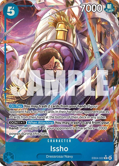 Issho (Alternate Art) (EB04-022) (Foil) [The Azure Sea's Seven]