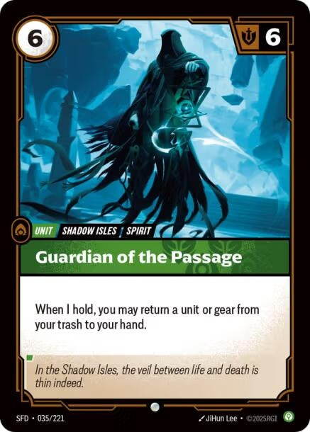 Image for Guardian of the Passage (035/221) [Spiritforged] - Riftbound: League of Legends Trading Card Game