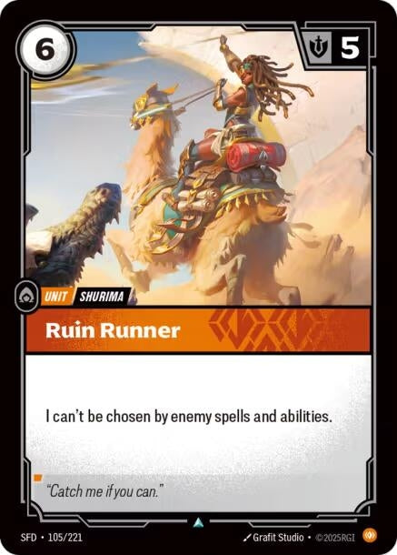 Image for Ruin Runner (105/221) (Foil) [Spiritforged] - Riftbound: League of Legends Trading Card Game