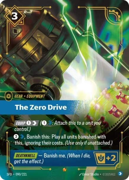 Image for The Zero Drive (090/221) (Foil) [Spiritforged] - Riftbound: League of Legends Trading Card Game
