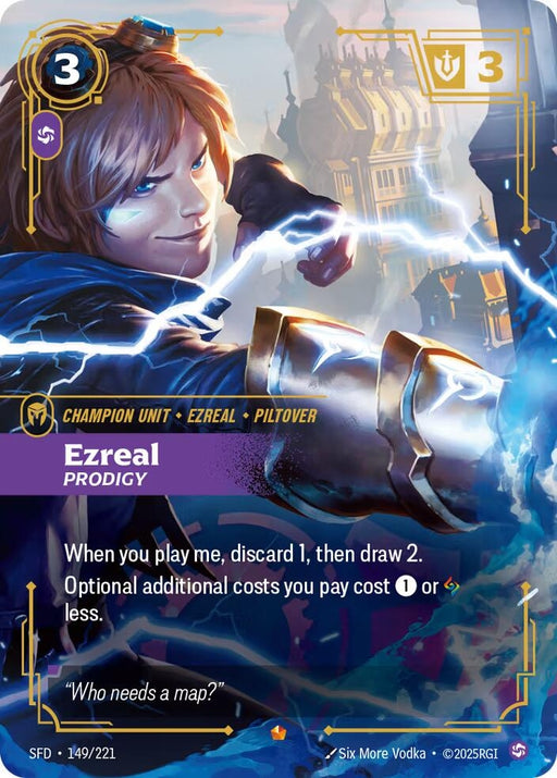 Image for Ezreal - Prodigy (149/221) (Foil) [Spiritforged] - Riftbound: League of Legends Trading Card Game