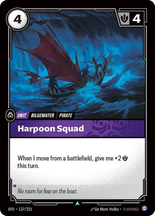 Image for Harpoon Squad (137/221) (Foil) [Spiritforged] - Riftbound: League of Legends Trading Card Game