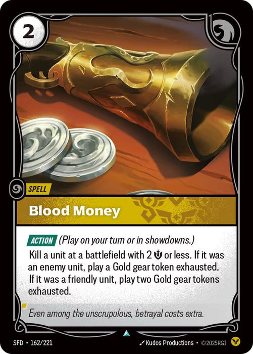 Image for Blood Money (162/221) [Spiritforged] - Riftbound: League of Legends Trading Card Game