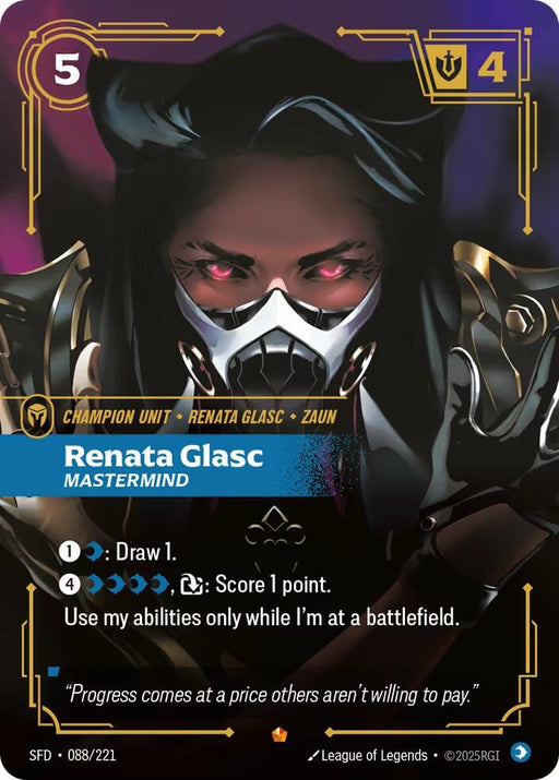 Image for Renata Glasc - Mastermind (088/221) (Foil) [Spiritforged] - Riftbound: League of Legends Trading Card Game