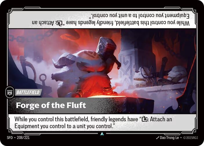 Image for Forge of the Fluft (208/221) (Foil) [Spiritforged] - Riftbound: League of Legends Trading Card Game