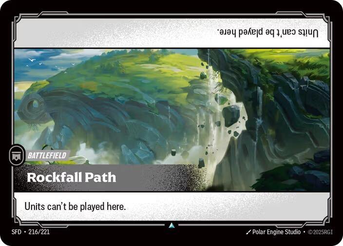 Image for Rockfall Path (216/221) [Spiritforged] - Riftbound: League of Legends Trading Card Game