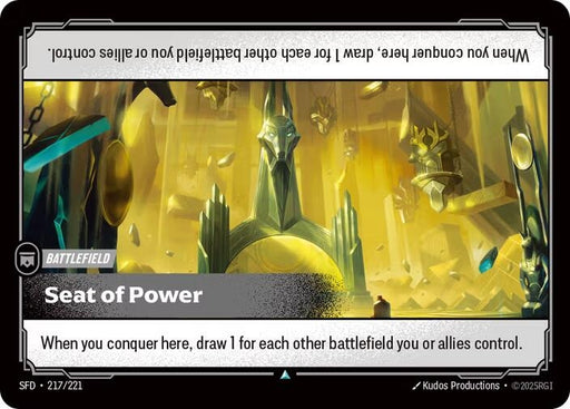 Image for Seat of Power (217/221) (Foil) [Spiritforged] - Riftbound: League of Legends Trading Card Game