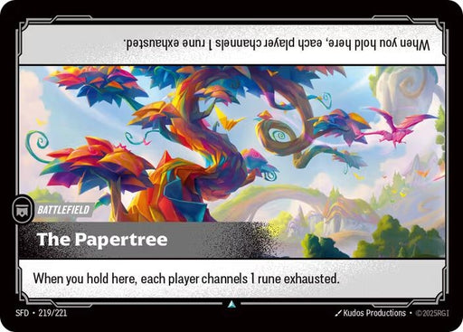Image for The Papertree (219/221) (Foil) [Spiritforged] - Riftbound: League of Legends Trading Card Game