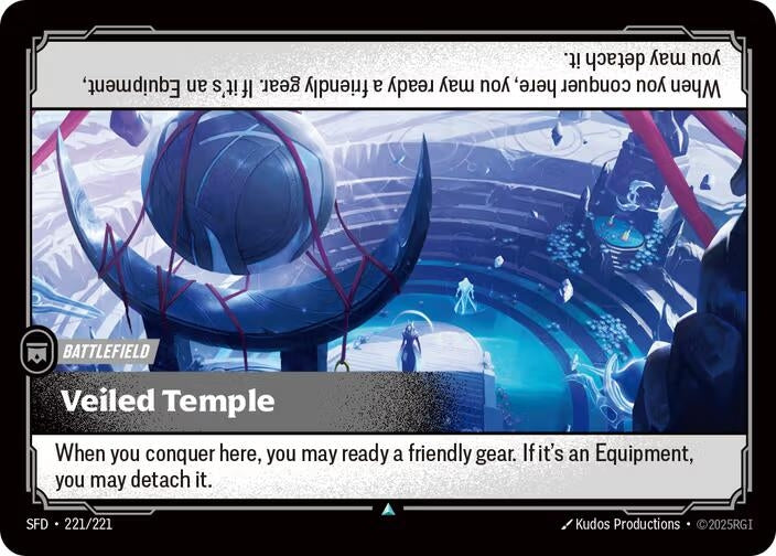 Image for Veiled Temple (221/221) (Foil) [Spiritforged] - Riftbound: League of Legends Trading Card Game