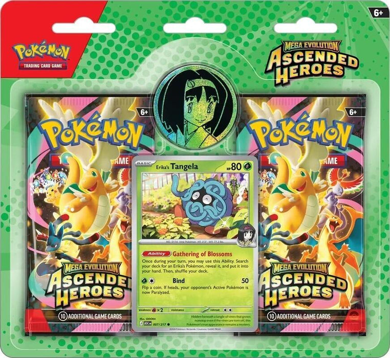 ME2.5 Ascended Heroes - 2 Pack Blister - Erika's Tangela