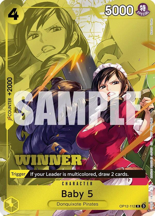 Baby 5 (Winner Pack 2026 Vol. 1) (OP12-112) (Foil) [One Piece Promotion Cards]